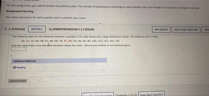 Solved For this assignment you submit answers by question | Chegg.com