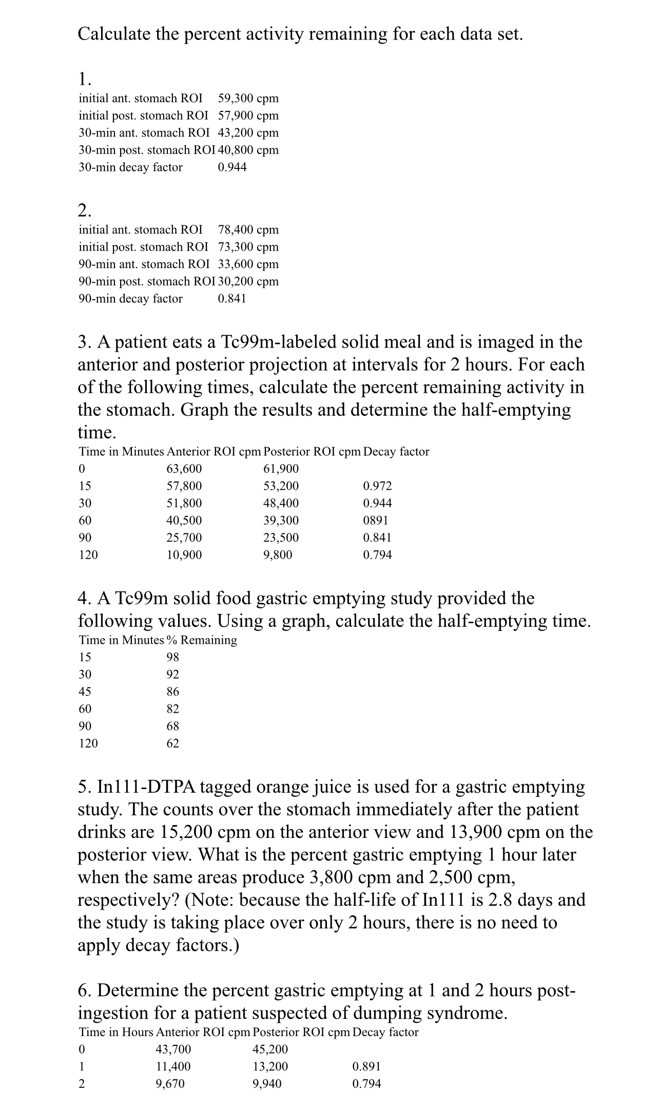 solved-calculate-the-percent-activity-remaining-for-each-chegg