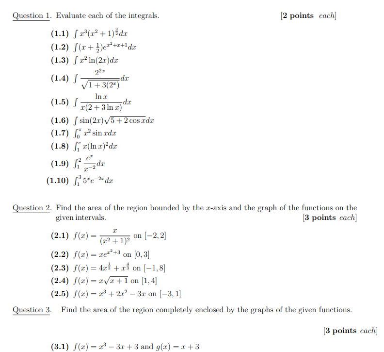 Solved 15. ﻿find The Most General Form Of The Indefinite 