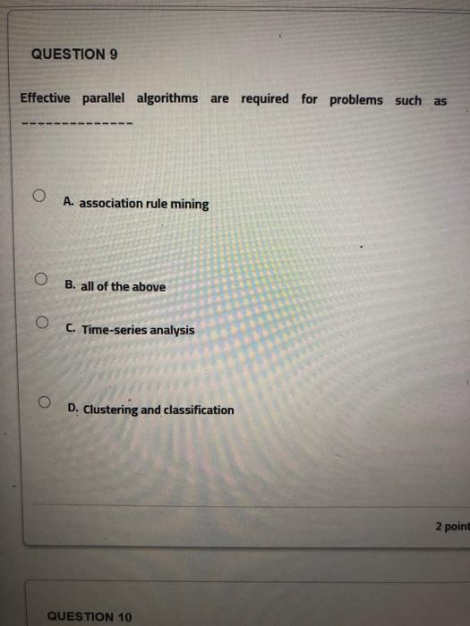Solved QUESTION 1 is a technique of dividing one task into | Chegg.com
