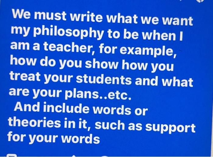 Rubrics Philosophy Of Education Develop A Philosophy Chegg Com