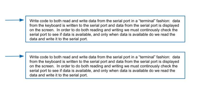 Solved Write code to both read and write data from the | Chegg.com