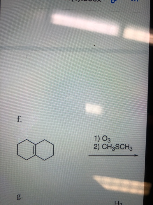 Solved F 1 O3 2 Ch3sch3 G На