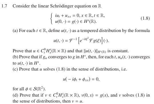 1 4 Prove The Algebra Of Sobolev Spaces Stated In Chegg Com