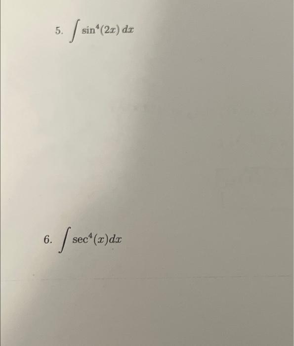 solved-5-sin4-2x-dx-sec4-x-dx-chegg