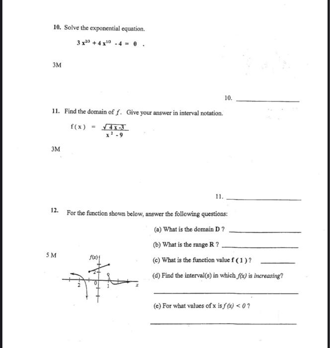 Solved 13. Express the quadratic function below in the form | Chegg.com