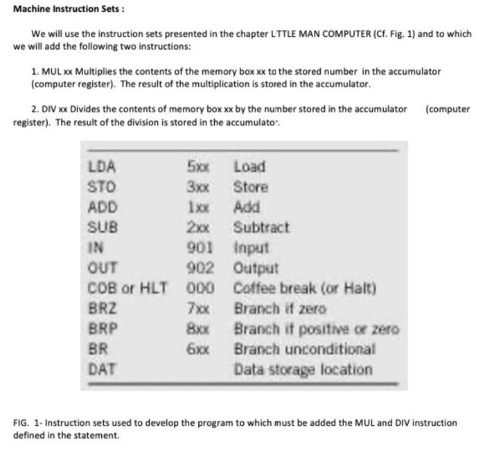 Machine language programming In this assignment, we | Chegg.com
