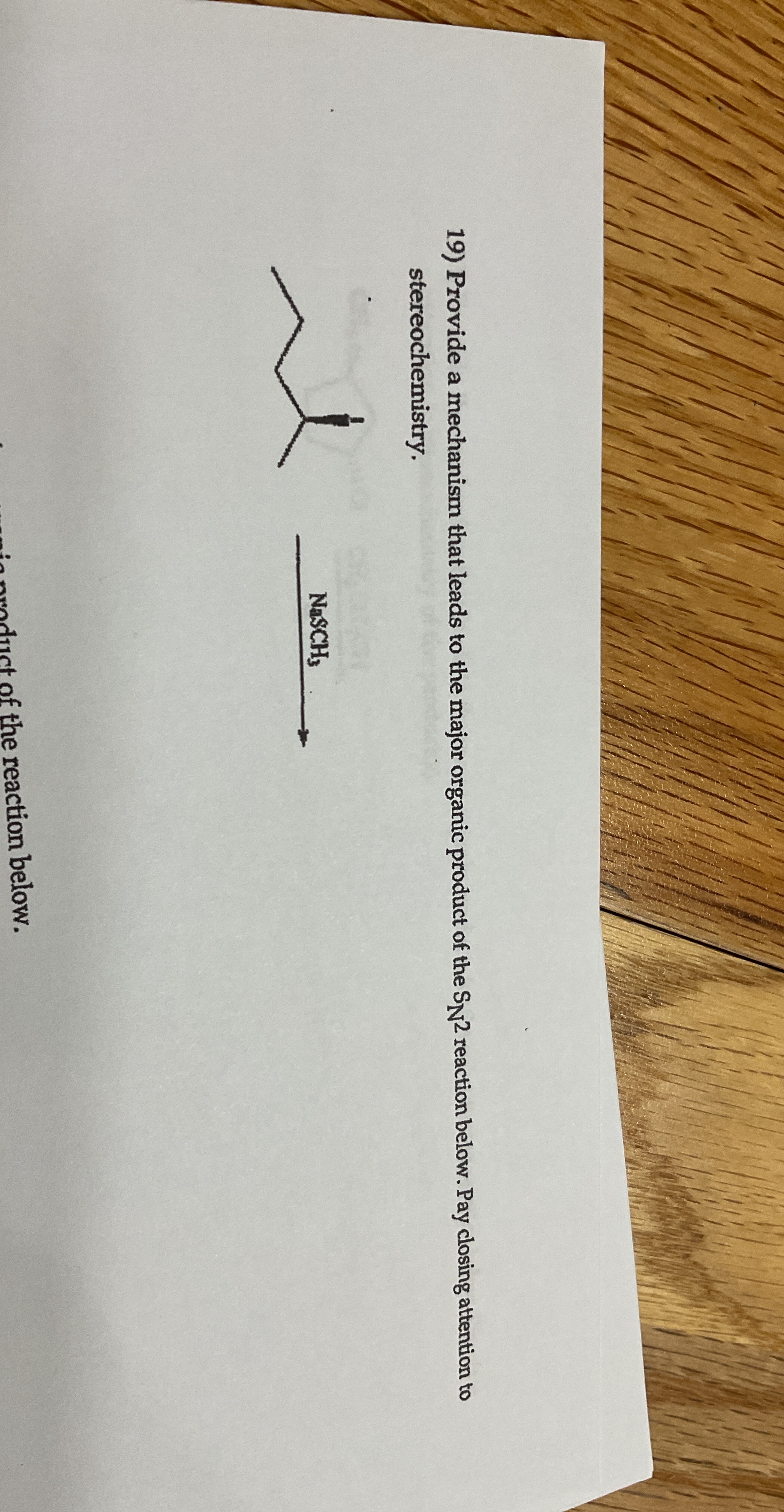 Solved Provide a mechanism that leads to the major organic