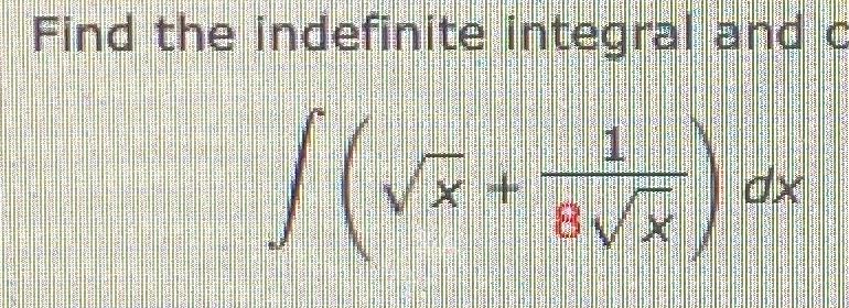 indefinite integral of sqrt(1-x^2)