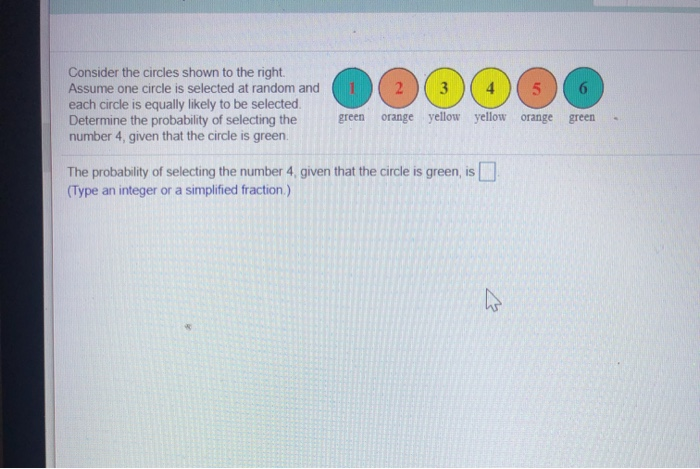 Solved Consider the circles shown to the right. Assume one | Chegg.com