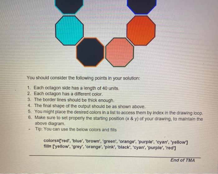 Solved Problem: In geometry, an octagon is an eight-sided | Chegg.com
