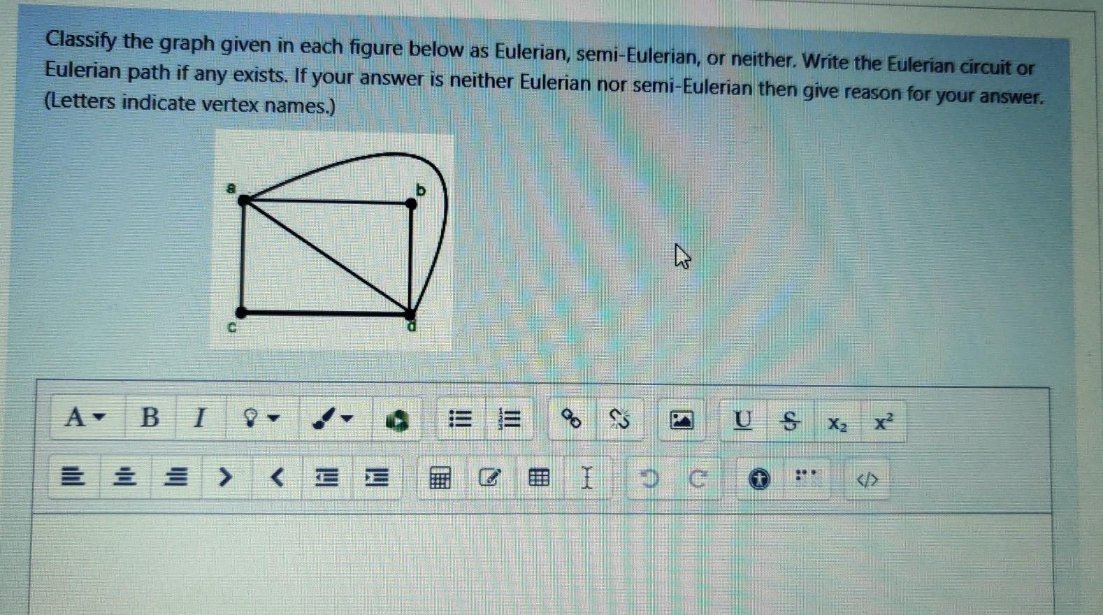 Solved Classify The Graph Given In Each Figure Below As