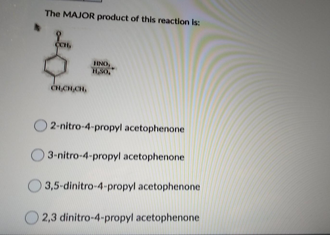 Solved The MAJOR product of this reaction is: HINO, CNCH.CH | Chegg.com
