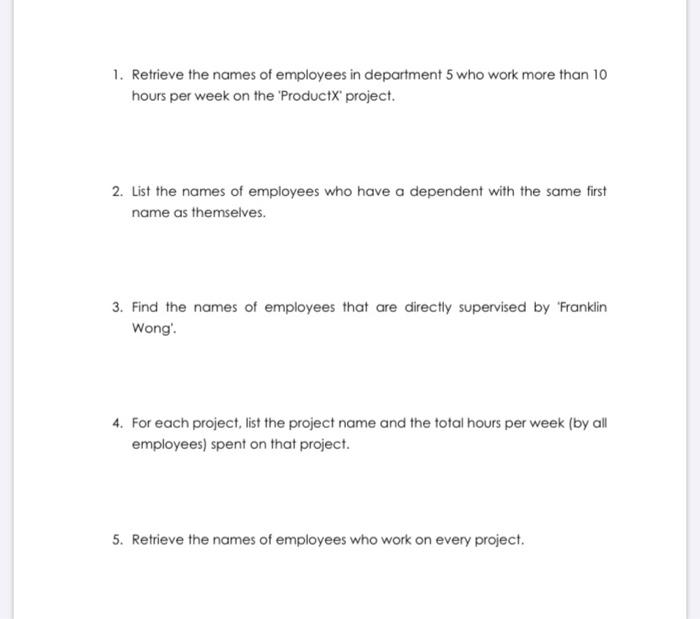 Solved Task#2— The Relational algebra Specify the following