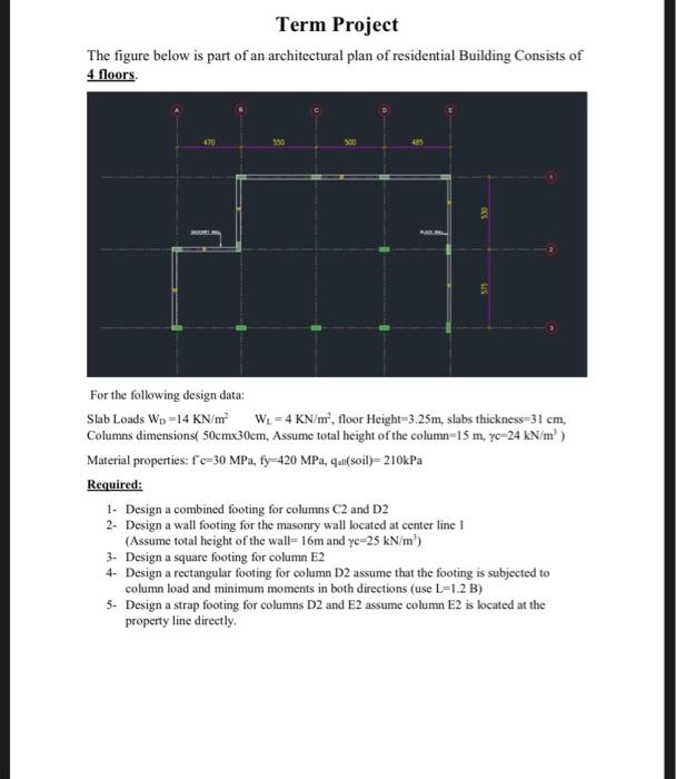 Solved Term Project The figure below is part of an | Chegg.com