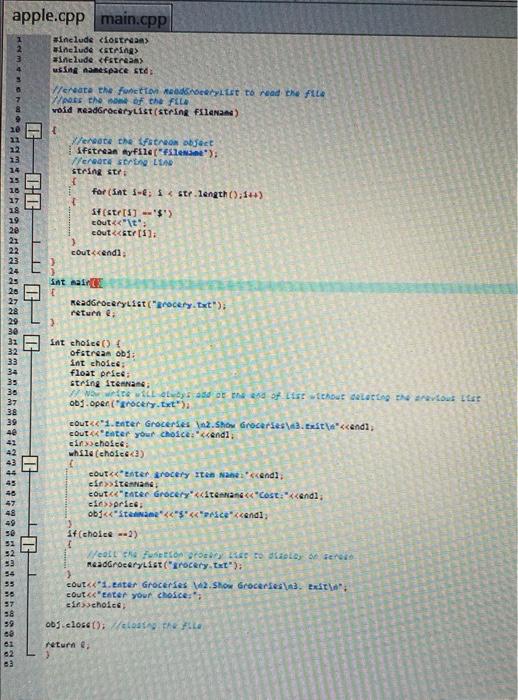 Solved CAN YOU PLEASE HELP ME FIGURE OUT WHY MY CODE IS NOT | Chegg.com