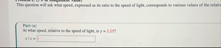 Solved This qpestion will ask what speed, expressed as its | Chegg.com