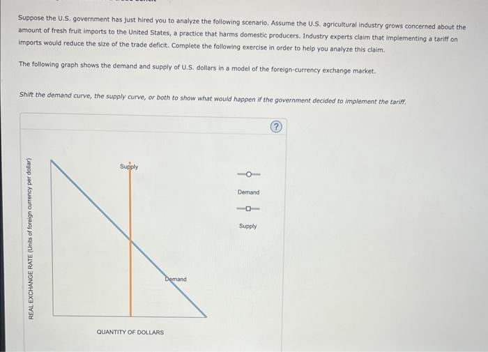 Solved Suppose the U.S. government has just hired you to | Chegg.com