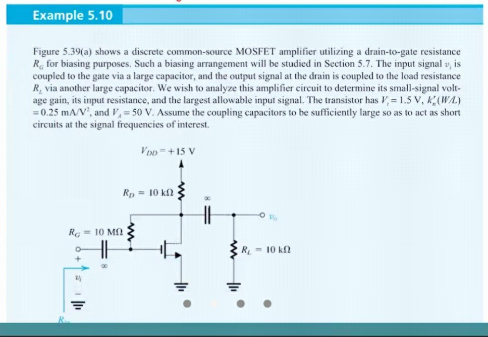 Solved Example 5.10 Figure 5.39(a) shows a discrete