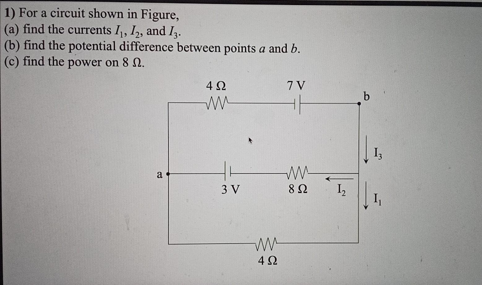 Solved 1) For a circuit shown in Figure, (a) find the | Chegg.com