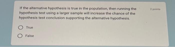 two sample t test alternative hypothesis