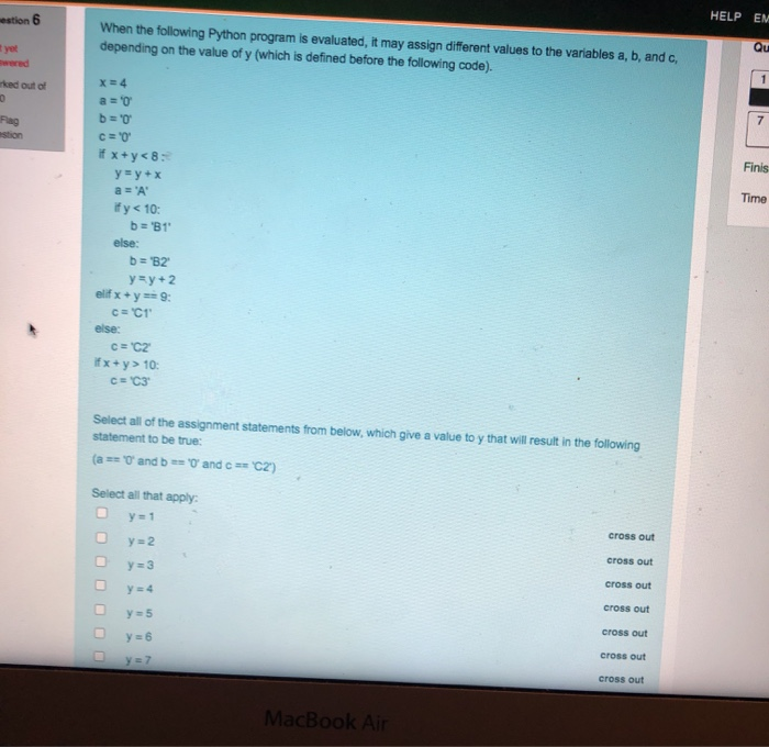 Solved Consider the following Python program: a = 'Enter a | Chegg.com