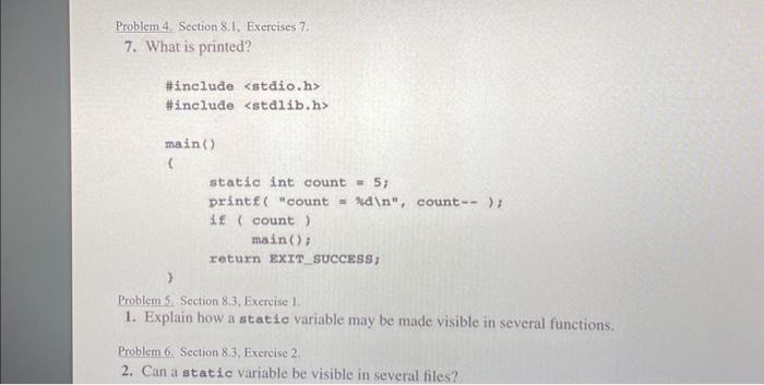 Solved Problem 3. Section 8.1, Exercises 5. 5. What is | Chegg.com