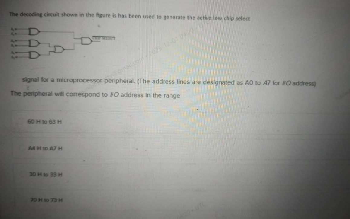 Solved The decoding circuit shown in the figure is has been | Chegg.com