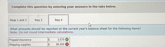 1. Record the adjusting entry for insurance at | Chegg.com