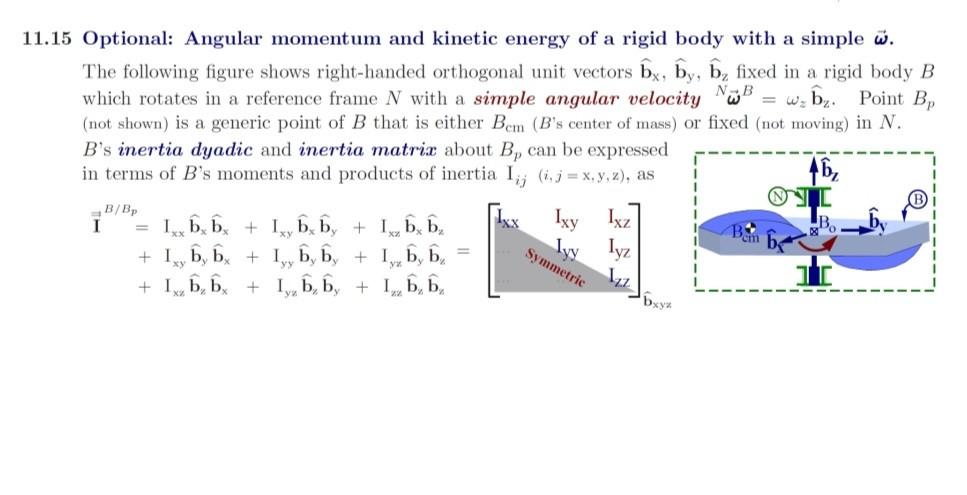 NB 11.15 Optional: Angular momentum and kinetic | Chegg.com