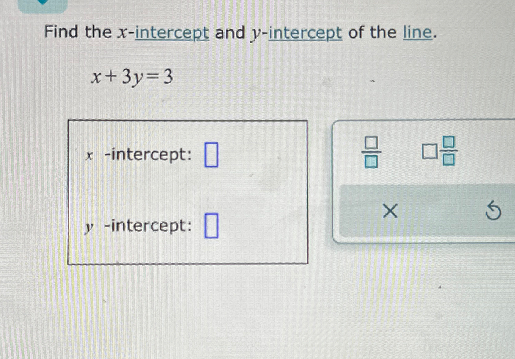 y 3 5x y intercept