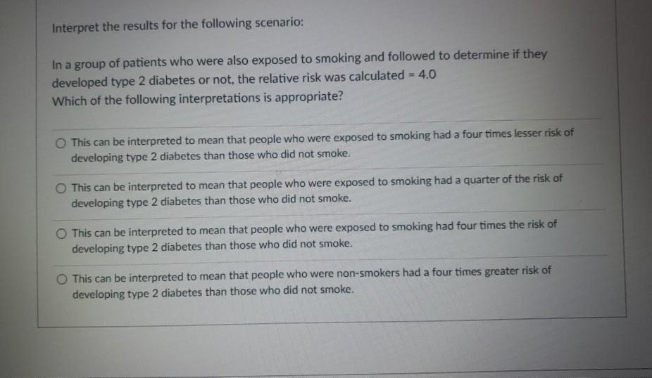 Solved U Question 6 1 pts In a study of the association of | Chegg.com