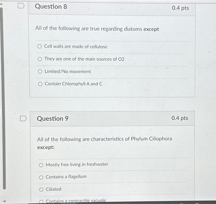Solved D Question 2 Which of the following is the most | Chegg.com