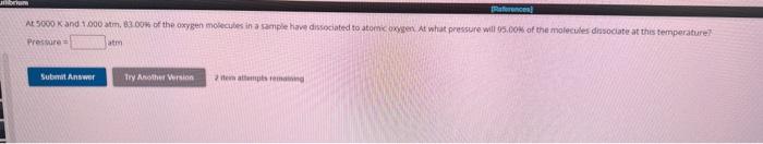 Solved Pressure = | Chegg.com