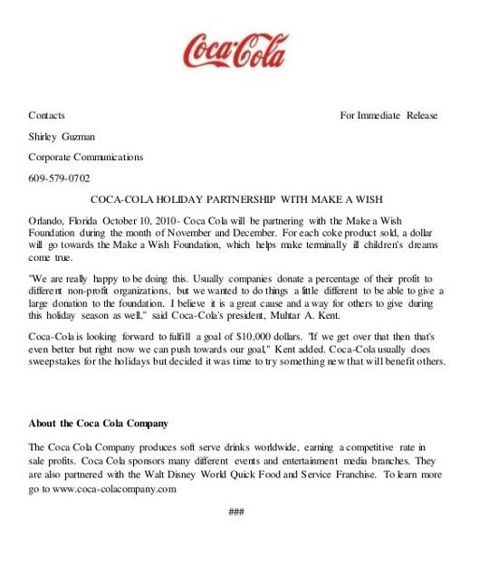 Look at the attached press release and answer the