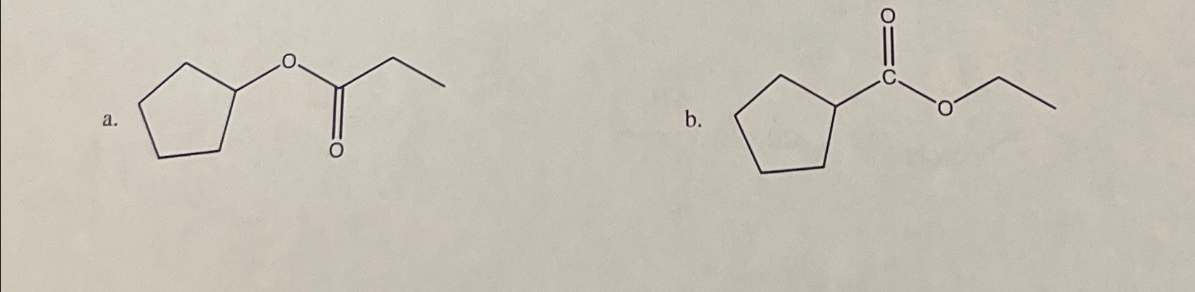 Solved Name the following molecules | Chegg.com