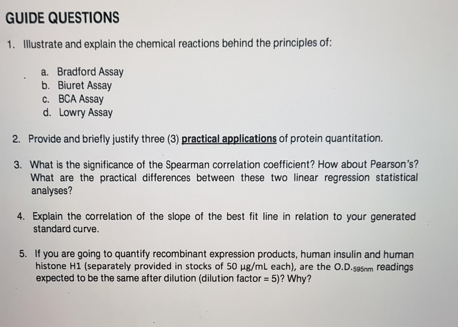 Solved 1. Illustrate and explain the chemical reactions