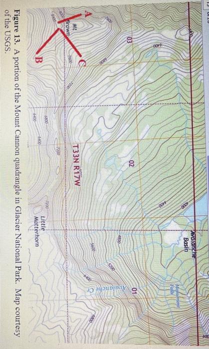 Solved Lab Exercise Part A - Topographic Map Skills Use | Chegg.com