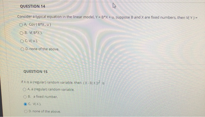 Question 14 N Consider A Typical Equation In The Chegg Com
