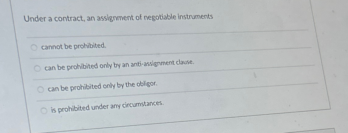 what if there is no assignment clause