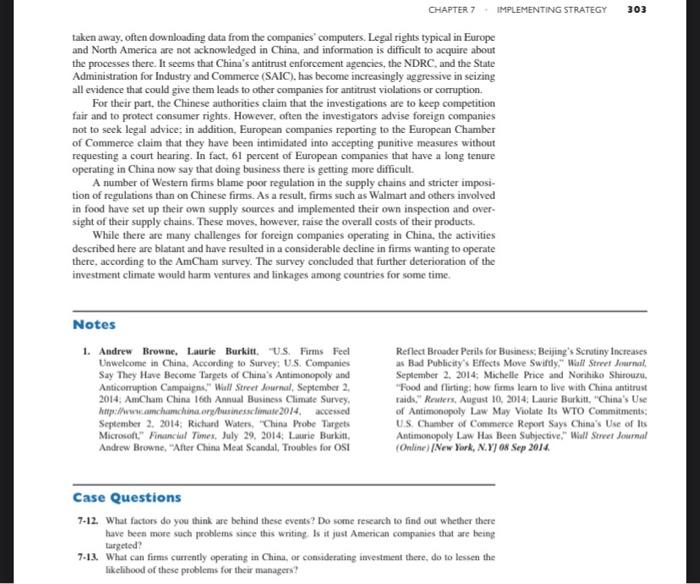 Solved Read the case which is at the end of the chapter | Chegg.com