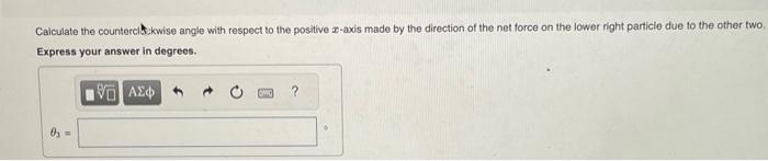 Solved Three Positive Particles Of Equal Charge, +23.0μC, | Chegg.com