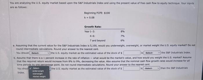 Solved What Is The Value Of The Stock For A And B? | Chegg.com