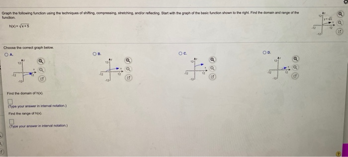 Solved Graph the following function using the techniques of | Chegg.com