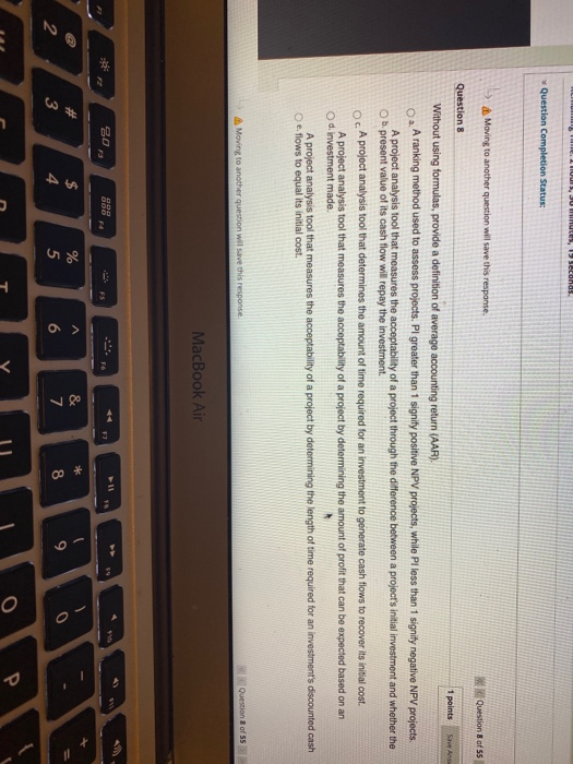 Solved 19 seconds Question Completion Status: Moving to | Chegg.com