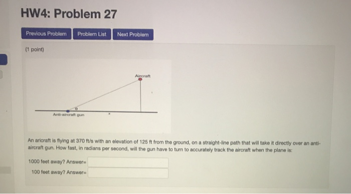 Solved HW4: Problem 27 Problem List Previous Problem Next | Chegg.com