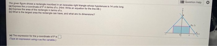 Solved Question Help The Given Figure Shows A Rectangle | Chegg.com