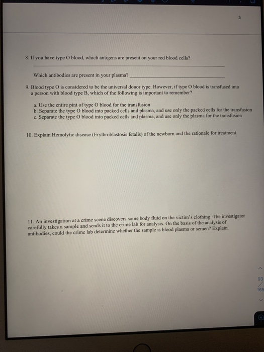 solved-8-if-you-have-type-o-blood-which-antigens-are-chegg