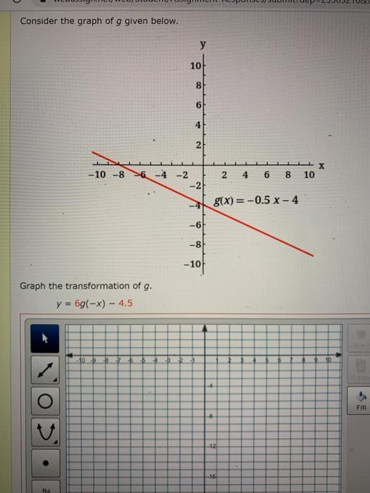Solved Consider the graph of g given below. y 10 8 6 4 N LX | Chegg.com