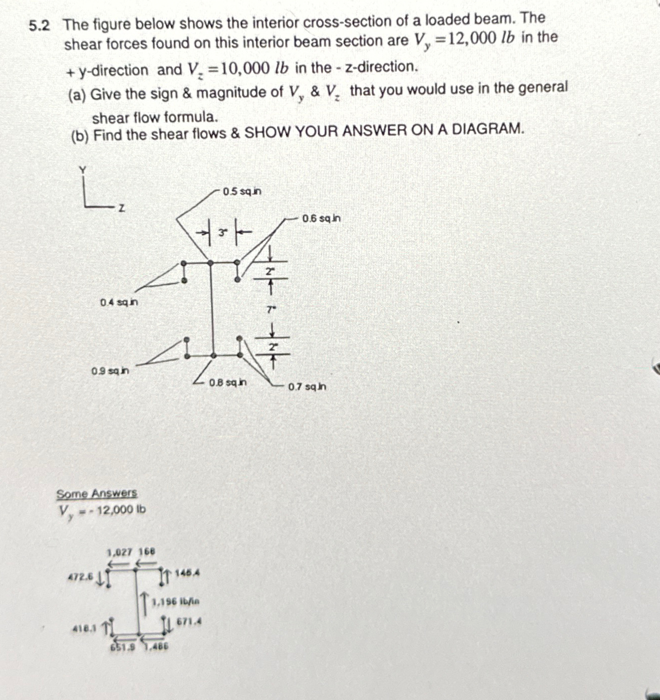 Solved 5.2 ﻿The figure below shows the interior | Chegg.com